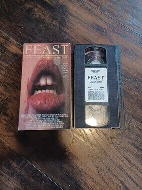 RARE Horror FEAST VHS Tape HTF 90's Cannibal